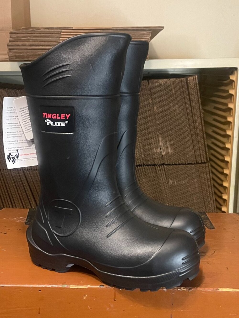 TINGLEY Flite Men's Size 10 27251 Composite Safety Toe Knee Boot Cleated Outsole